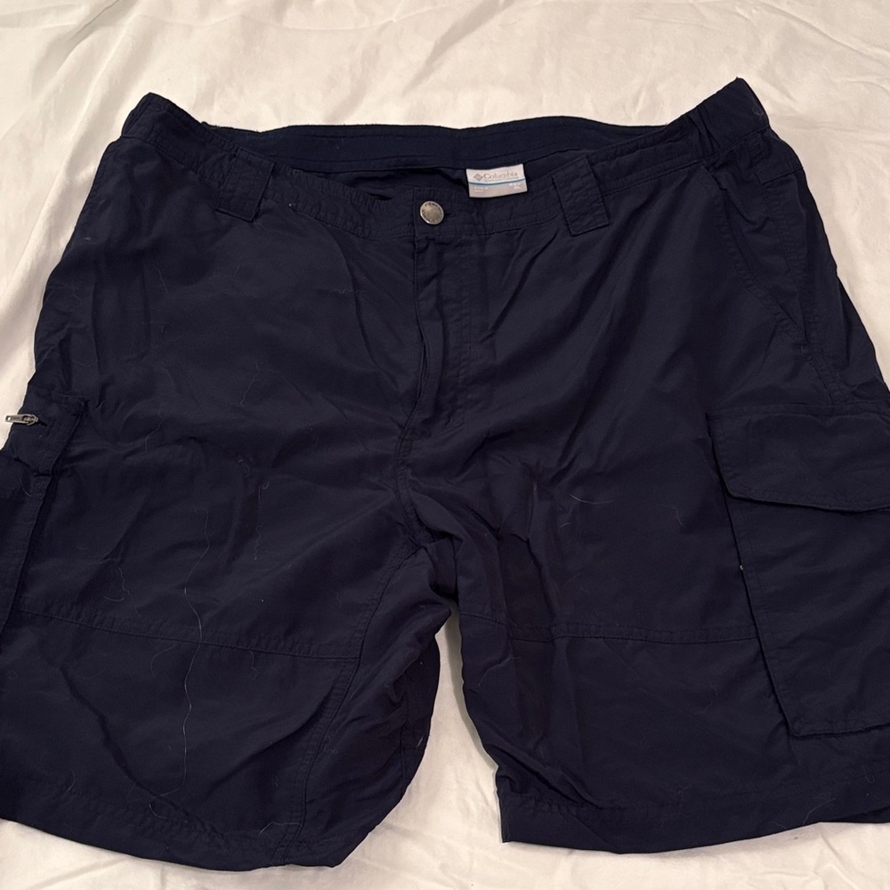 Columbia Navy Nylon Short 40x 10